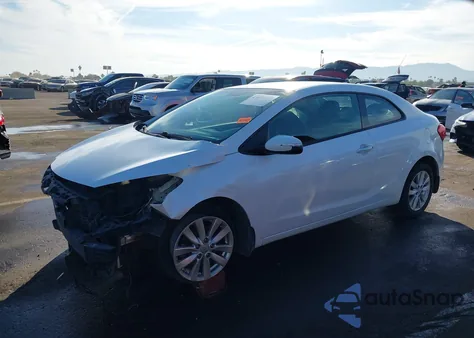 2014 Kia Forte Koup Ex z USA, uszkodzony, nr VIN KNAFX6A83E5251065